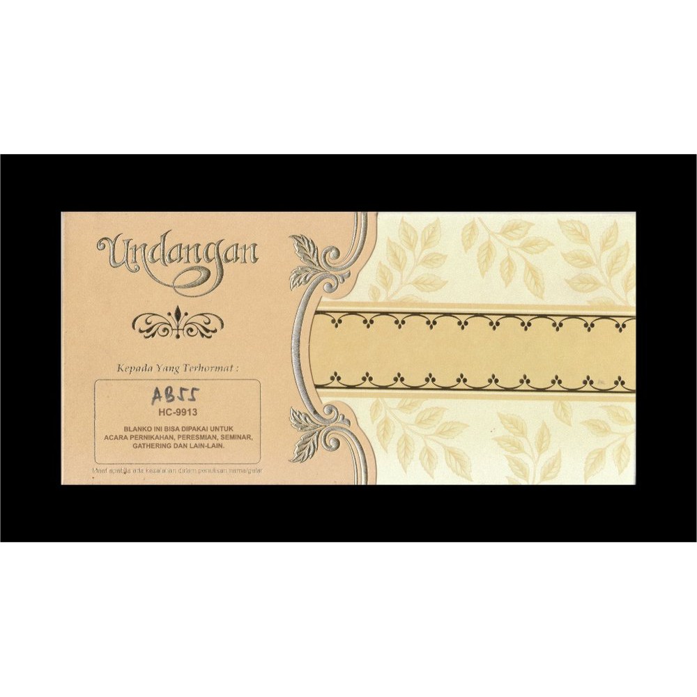 Undangan Pernikahan I Erba HC - 9913