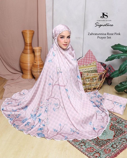 Zahratunisa Prayer Set( mukena 1set )by jawhara syari