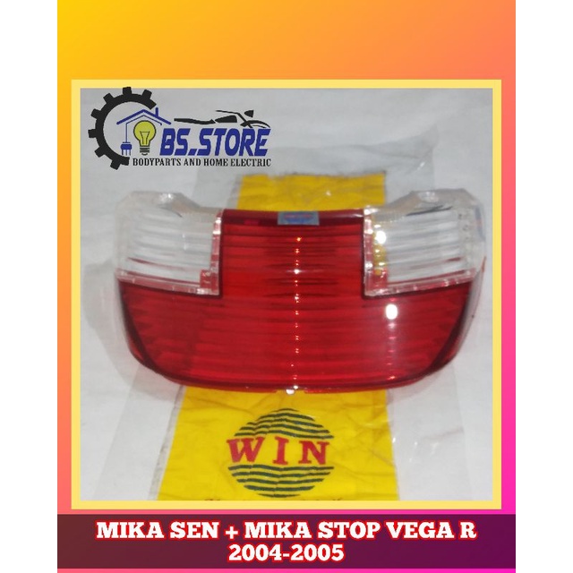 MIKA SEN MIKA STOP VEGA R 2004 2005 | MIKA STOPLAMP VEGA R FIZ R  2004 2005 KACA PUTIH MERAH | MIKA LAMPU BELAKANG FIZ R | MIKA LAMPU BELAKANG VEGA R 2004 2005