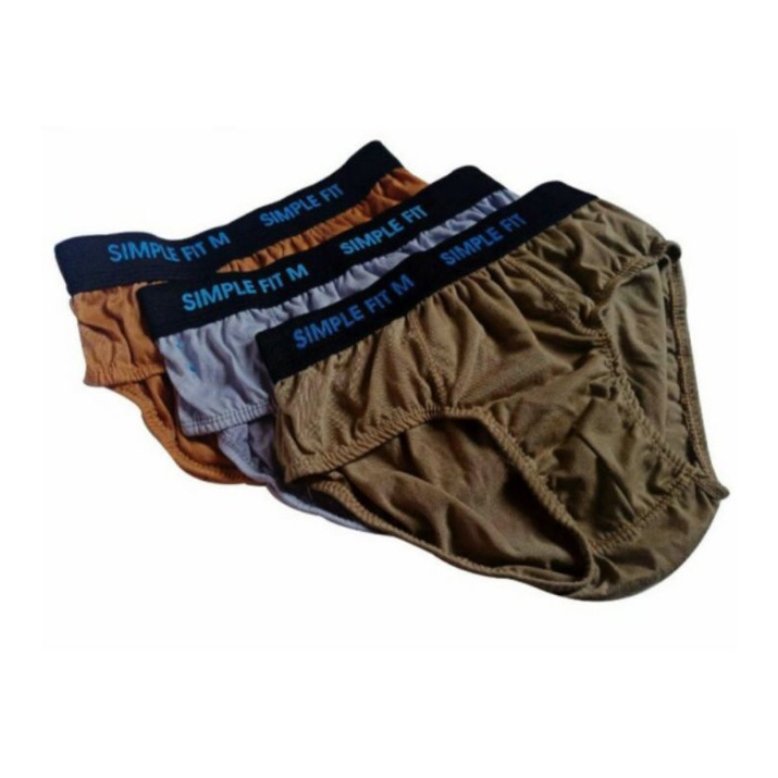 Celana dalam pria/cd simple fit karet boxer