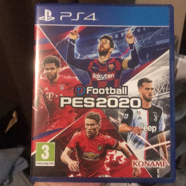Blueray disk BD PS4 PES 2020 region 2 second