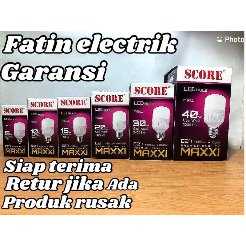 LAMPU LED MURAH SCORE MAXXI