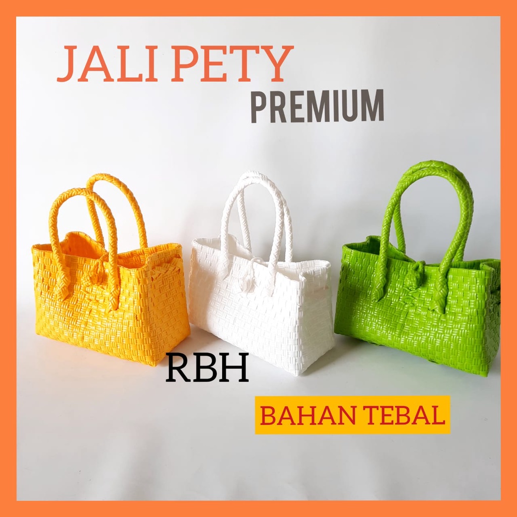 [COD] Tas Anyaman Plastik Premium Rotan Hampers Jali  Premium Mini