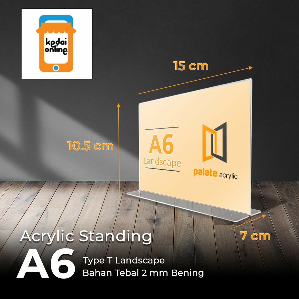 

AKRILIK A6 TYPE T LANDSCAPE / AKRILIK A6 / LANDSCAPE