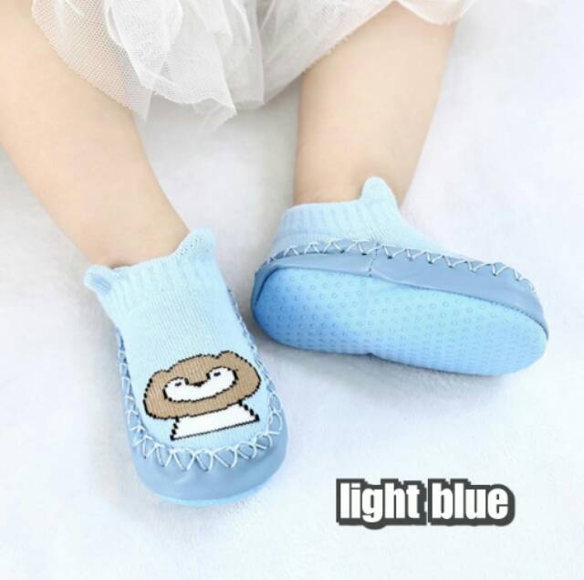 Kaos kaki korea bayi Sepatu Prewalker bayi Anti Slip