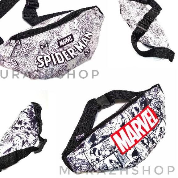 Special Price.. Terbaru Marvel x Miniso Spider Man Marvel Waist Bag (Tas Pinggang)