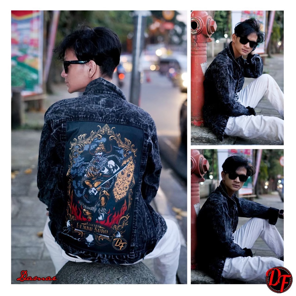 JAKET JEANS DENIM FULL PRINTING SUBLIMASI UNISEX/ MOTIF /JAKET JEANS HITAM / JAKET JEANS DEWASA/ JAKET JEANS FULLPRINTING BISA COD