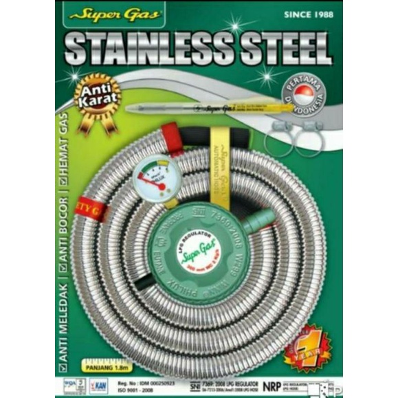 Winn gas , Win Gas ,  W 900 M  Safety , Selang , Regulator , Supergas Stainless