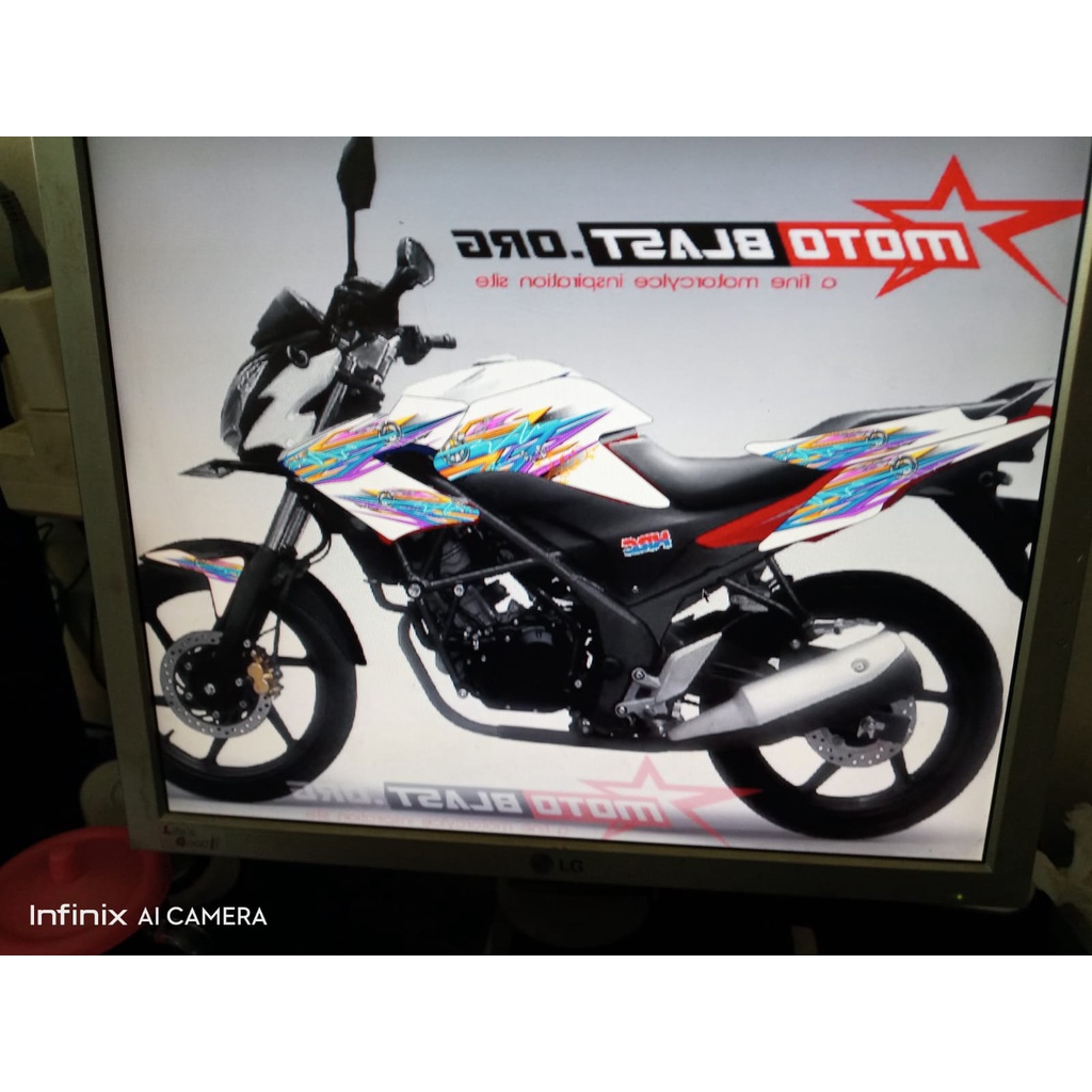 STRIPING FULL HOLOGRAM CB 150 R OLD