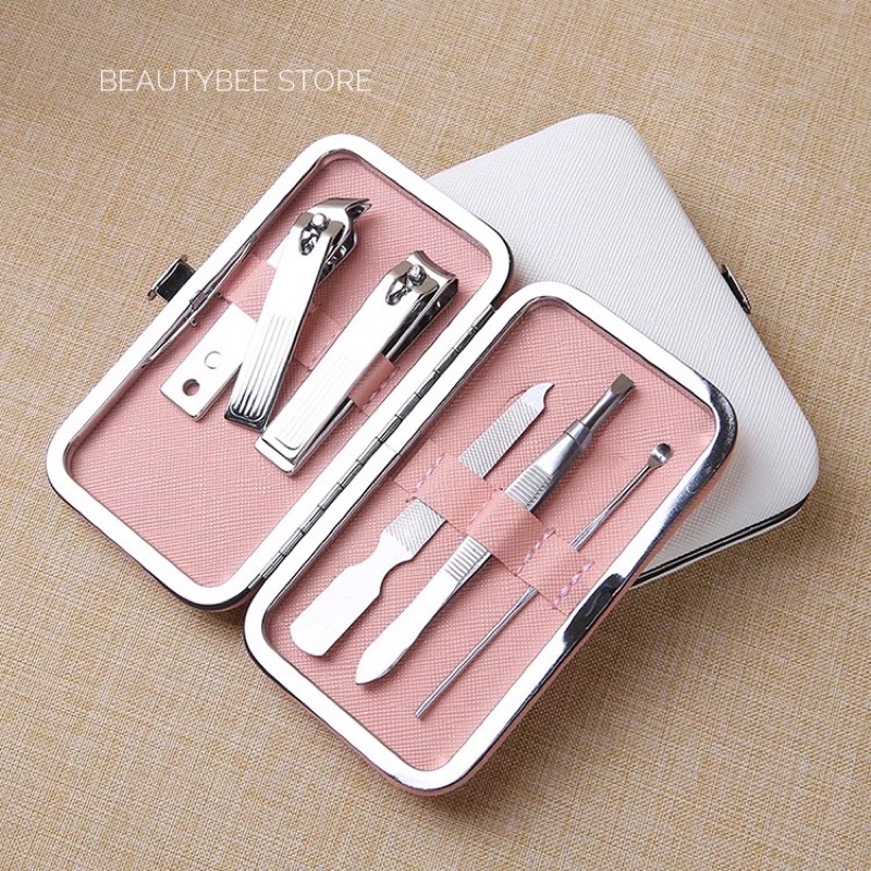 MENIPEDI SET / MENICURE SET / BEAUTY SET / GUNTING KUKU ISI 5 STAINLESS STEEL C0181