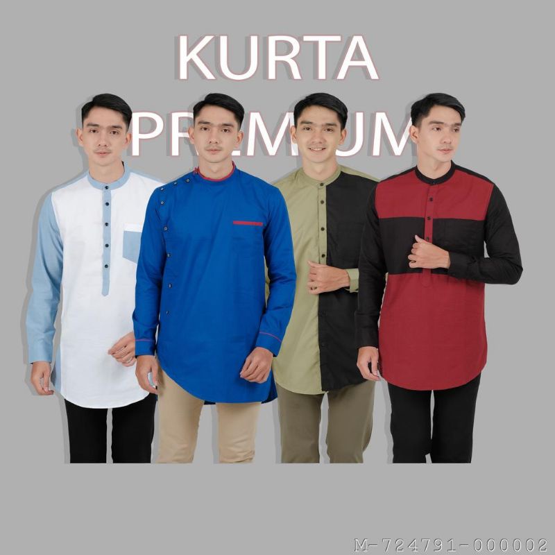 baju Koko pria baju muslim pria katun