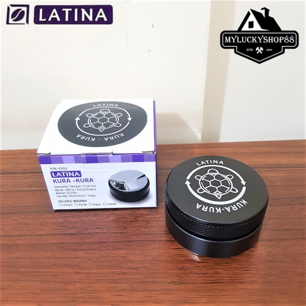 Latina Kura Kura Macaron Distribution Tamper Coffee 58 mm Tamper Kopi