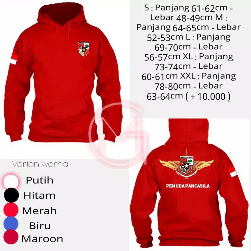 jaket Hoodie PEMUDA PANCASILA