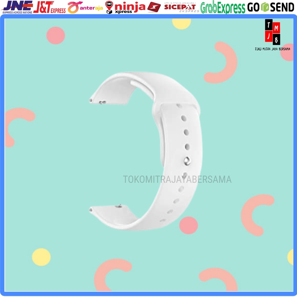 STRAP SMARTWATCH TALI JAM SILICONE SILIKON 22MM UNIVERSAL MODEL KLIP HIGH QUALITY HUAWEI HONOR SAMSUNG