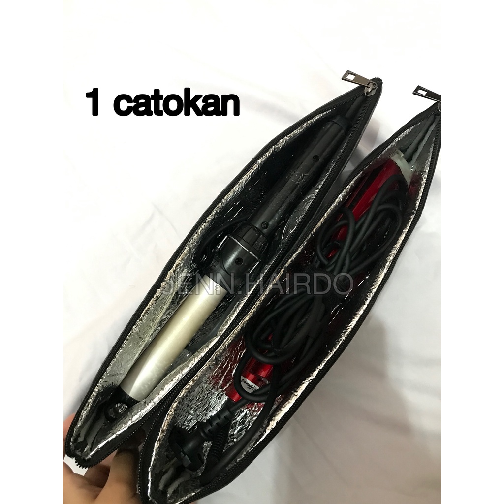 tas catokan/pouch catokan/catokan rambut/tempat catokan anti panas