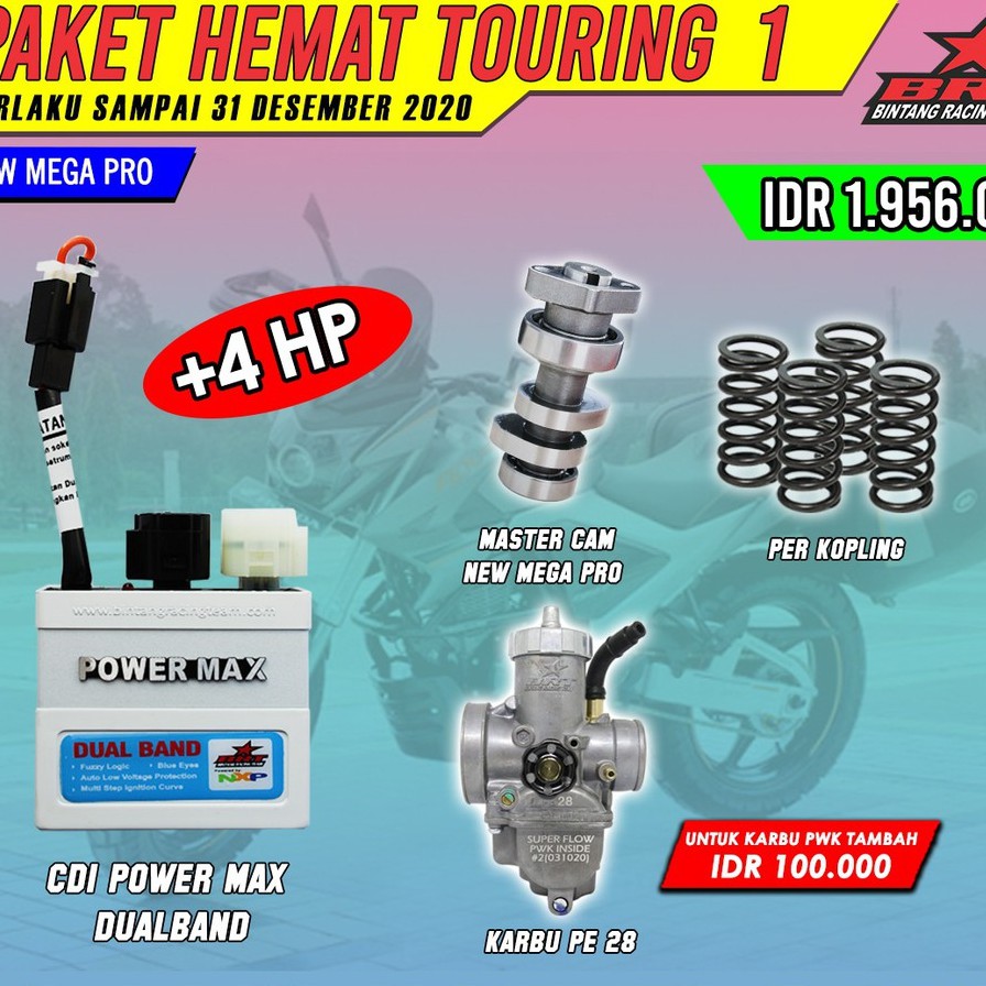 PAKET HEMAT TOURING 1 - NEW MEGAPRO