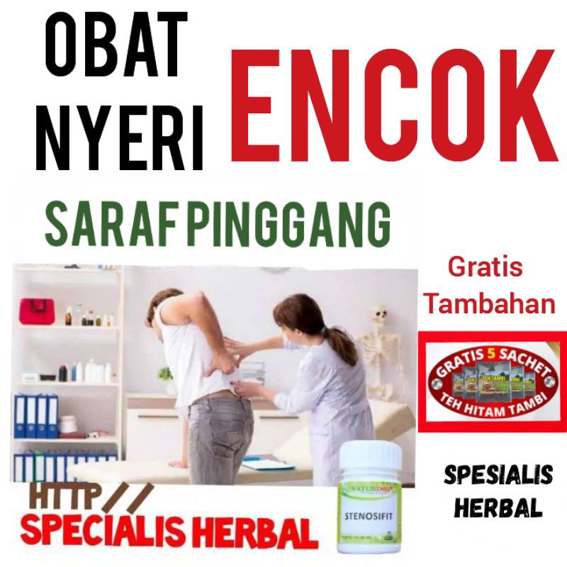 stenosifit naturindo Obat Herbal Syaraf Pinggang Encok saraf kejepit sakit saraf saraf lumpuh cod