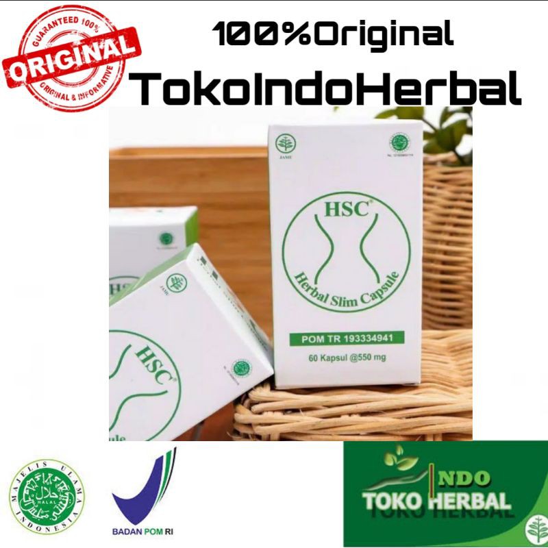 HSC herbal slim capsule Asli HSC pelangsing herbal HSC pelangsing tubuh Herbal Original