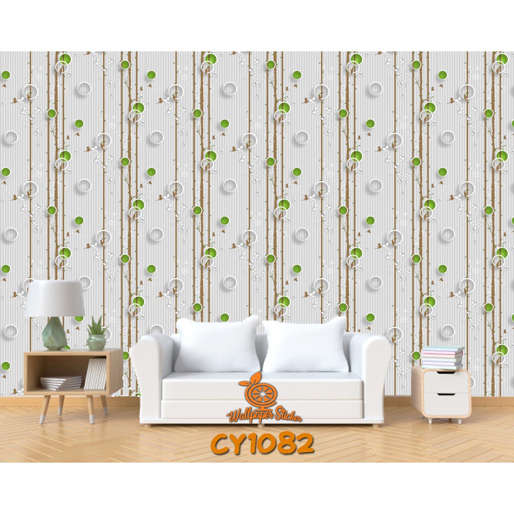 Walpaper Dinding Stiker Wallpaper Sticker Bata Garis Batik Karakter Walpaperdinding Cy1082