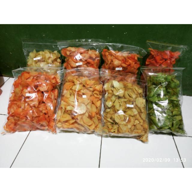 

Keripik Singkong Aneka Rasa 1/2 kg