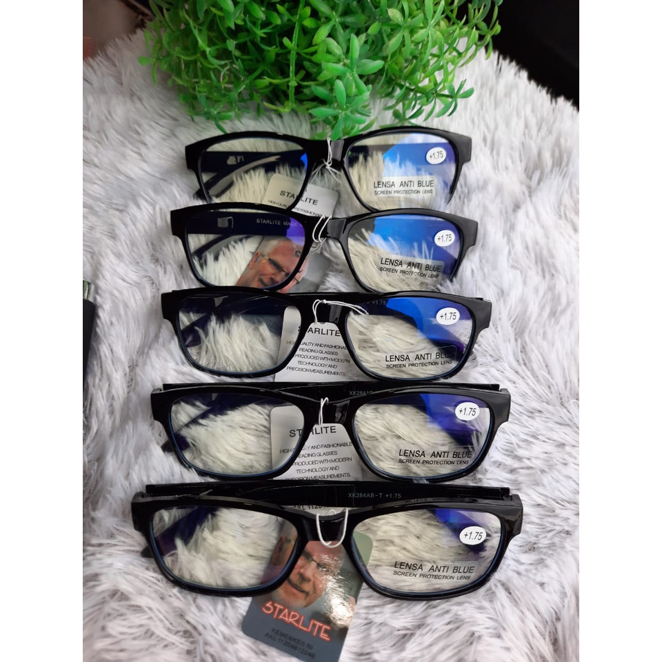 KACAMATA BACA PRIA/WANITA UNISEX/KACAMATA RABUN JAUH/KACAMATA RABUN DEKAT TYPE XK284AB.IS MURAH/KACAMATA BACA MODEL  FRAME OVAL LENSA ANTI BLUE