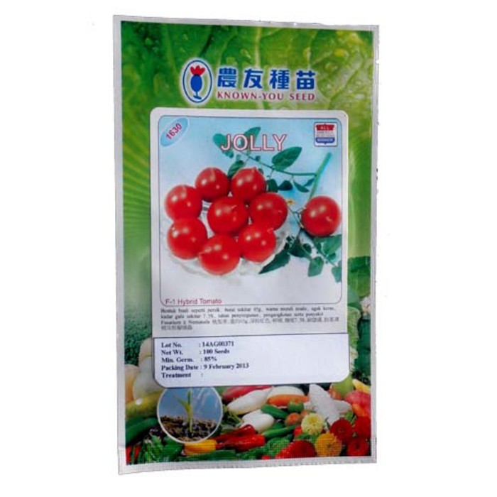 Known You Seed Jolly F1 Hybrid Tomato-Benih Tomat Cheri Merah-10 gram