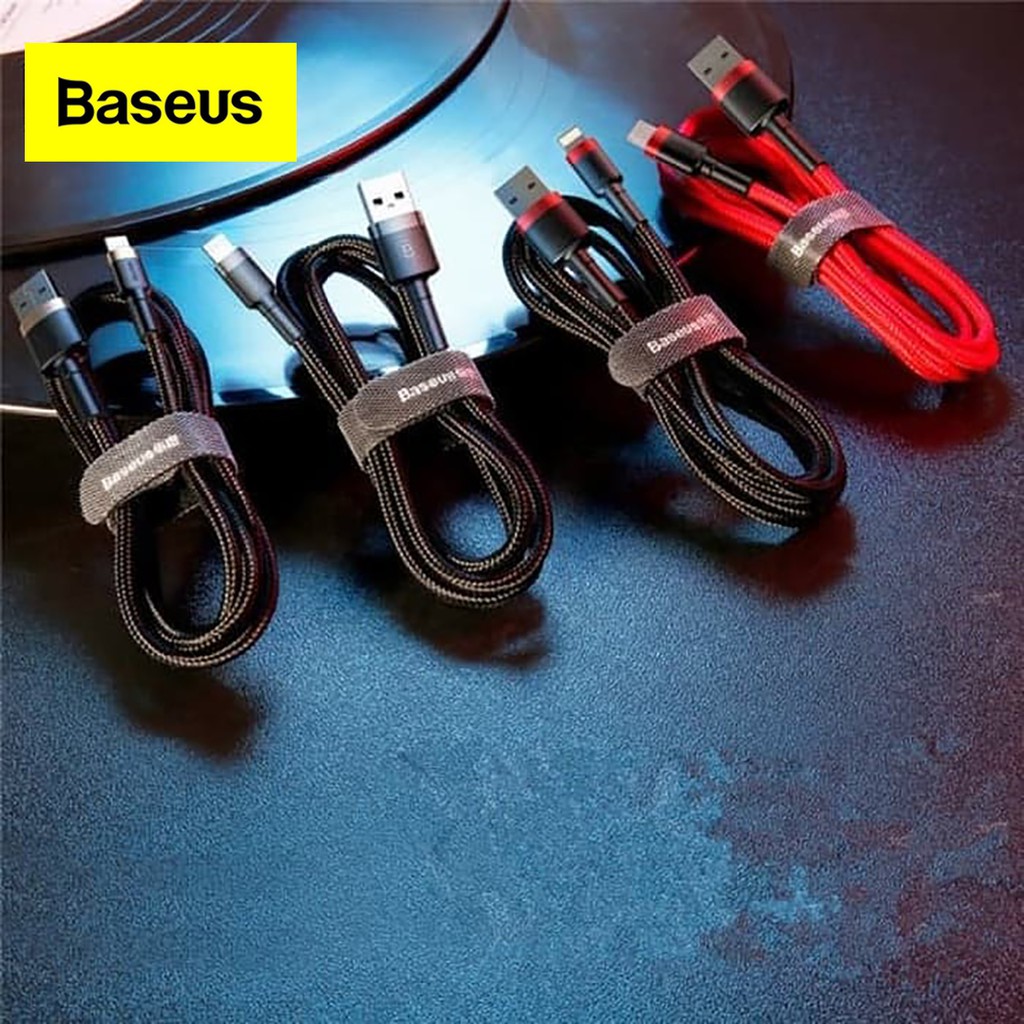 Kabel Data Baseus USB Type C Kevlar Cable Fast Charge 3A QC 3.0