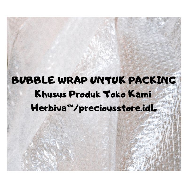 

Bubble wrap tambahan packing per meter