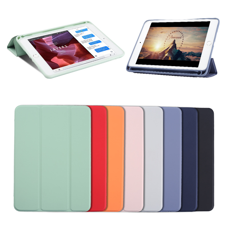 Case Magnetik Slim Dengan Holder Pensil Untuk Ipad Air 4 Pro 11 Pro 12.9 2020 7 / 8th Gen