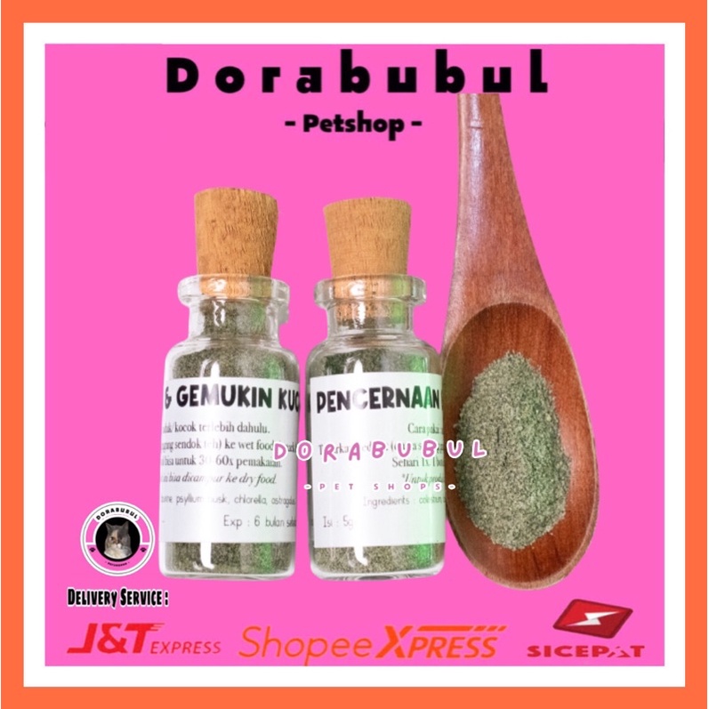 Dorabubul Vitamin & Suplemen Pencernaan Kucing & Gemukin Badan Kucing