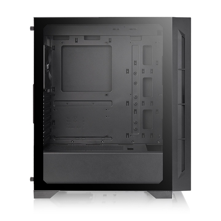 Thermaltake Casing H330 Tempered Glass Mid Tower Chassis -Black