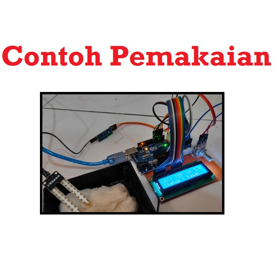 [HAEBOT] Sensor Module Modul Kelembaban Tanah Soil Moisture Arduinoo Kadar Air Tanaman Mikrokontroller Pendeteksi Digital Basah