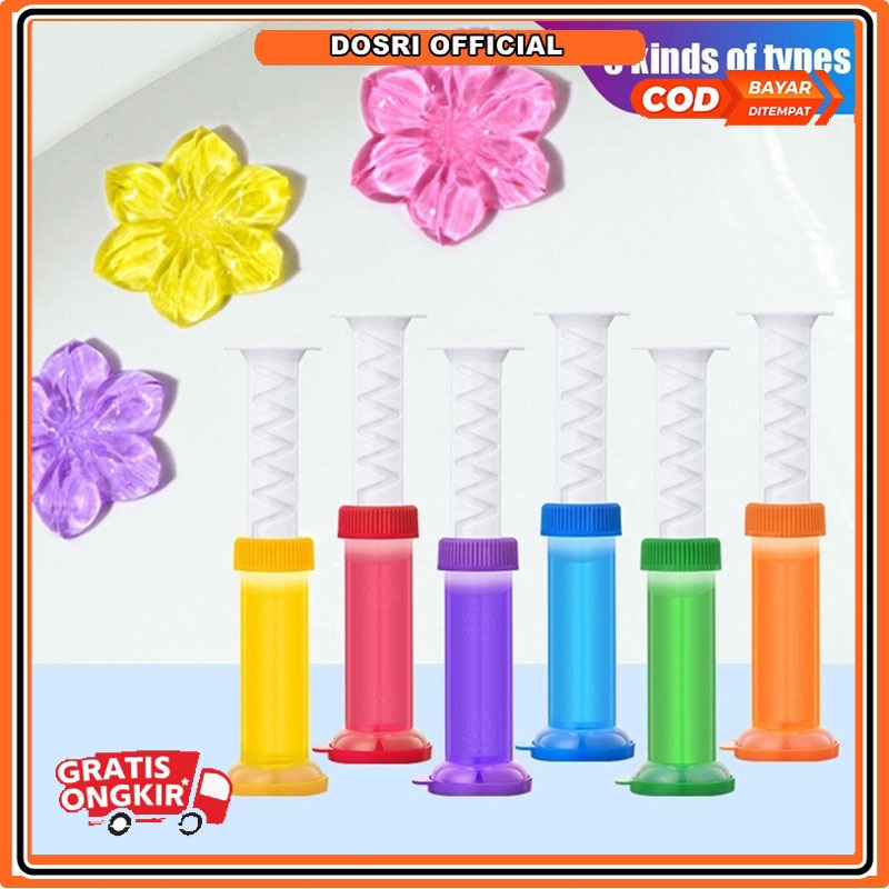 [BISA COD] Toilet Cleaner Gel Pewangi Aromatic Pengharum Stempel Bunga Pembersih Closet WC Kamar Mandi Anti Bau