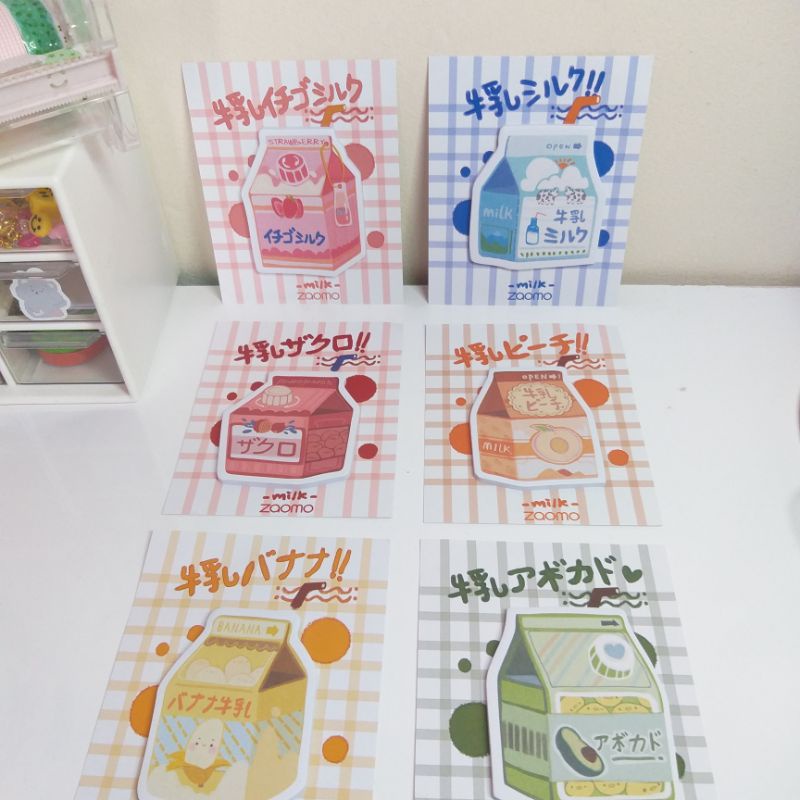 

Peaches Studio Sticky Notes Varian Susu Kotak Berbagai Rasa