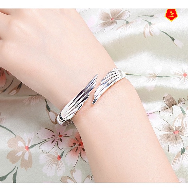 [Ready Stock]Fashion Simple Mermaid Silver Bracelet for Women