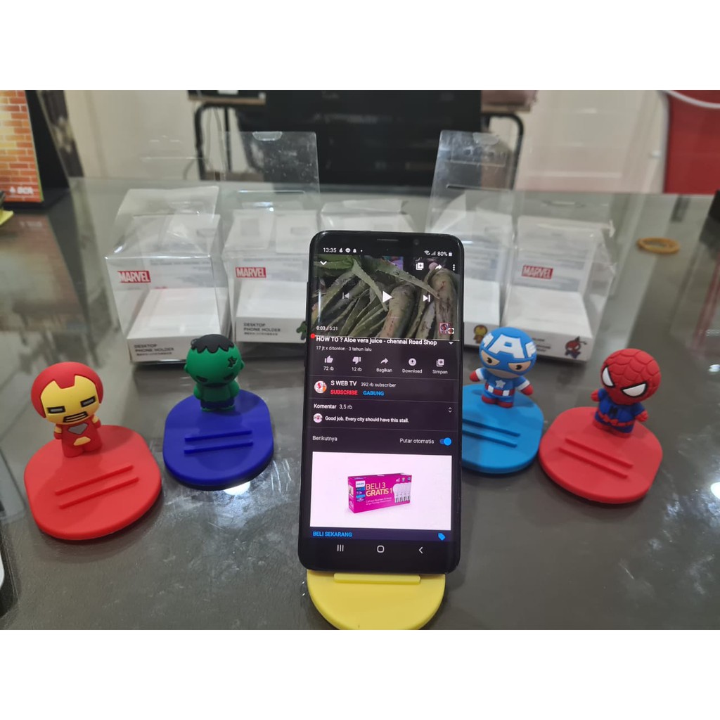 MINISO X MARVEL - PENYANGGA HANDPHONE / CELL PHONE HOLDER SUPERHERO