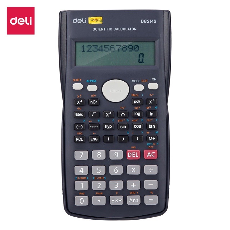 

Scientific calculator Deli-Kalkulator ilmiah kuliah sekolah ED82MS