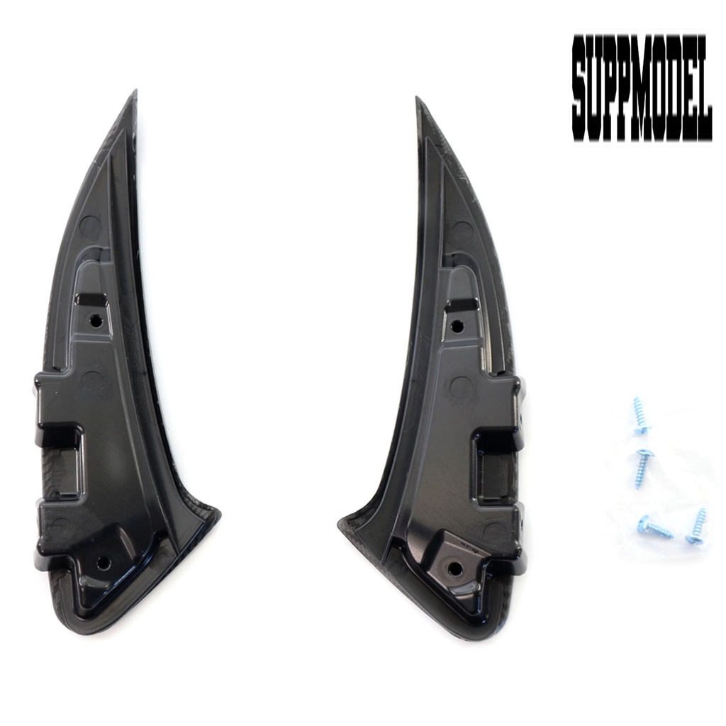 2pcs Cover Trim Ventilasi Udara Bumper Belakang Mobil Motif Karbon Untuk Benz CLA Sport 2019-2021