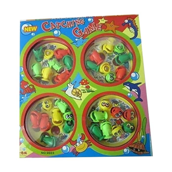 Mainan Pancing Ikan Fishing Game 4 kolam Pancingan Ikan Mainan 32 Pcs Ikan ada Musik