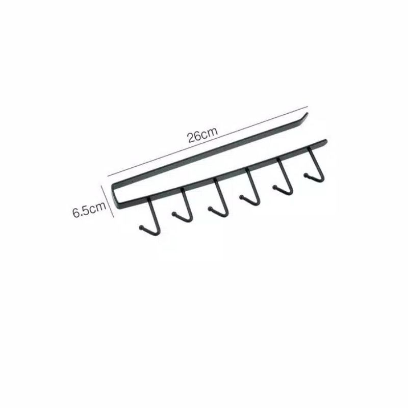 Gantungan Lemari Dapur / Cantolan Lemari Tempat Sendok Gelas Serbaguna