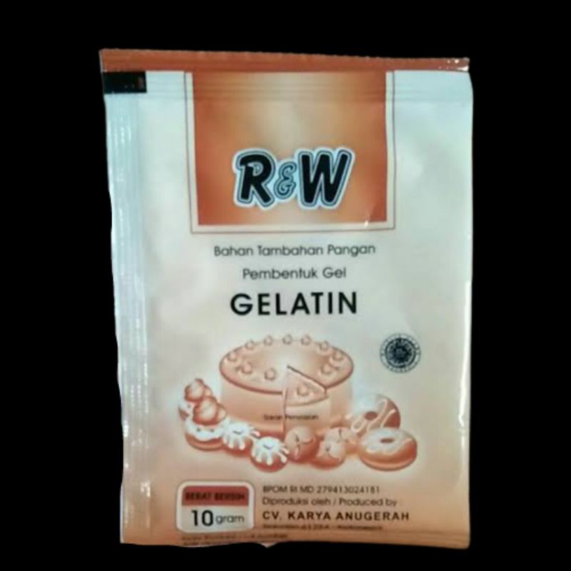 Gelatin Bubuk Sachet Rajawali RW 10gram