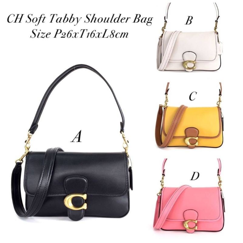 Shoulder Bag wanita Coach Soft Tabby