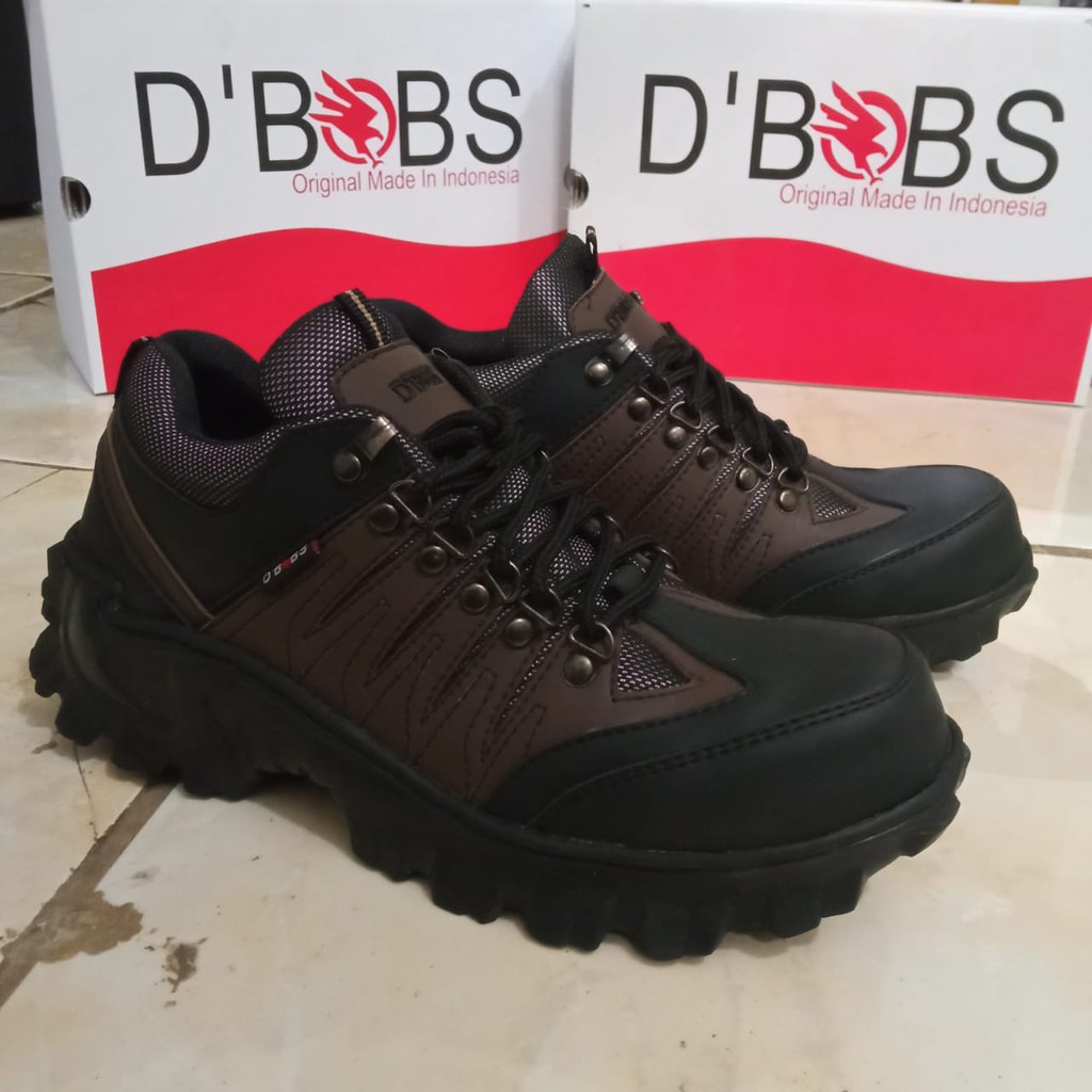 SEPATU BOOTS SAFETY PRIA PENDEK LOW KERJA PROYEK HIKING GUNUNG D'BOBS ORIGINAL DEIDARA