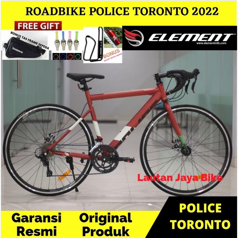 Sepeda Balap 700c Roadbike Police Toronto-Merah