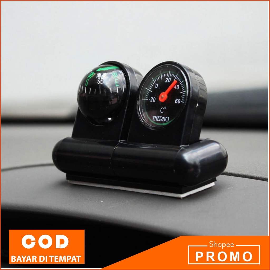 Jam Hiasan Kompas Dashboard Dasbor Tempel Unik Dekorasi Mobil Jam Mini Interior Pajangan Aksesoris