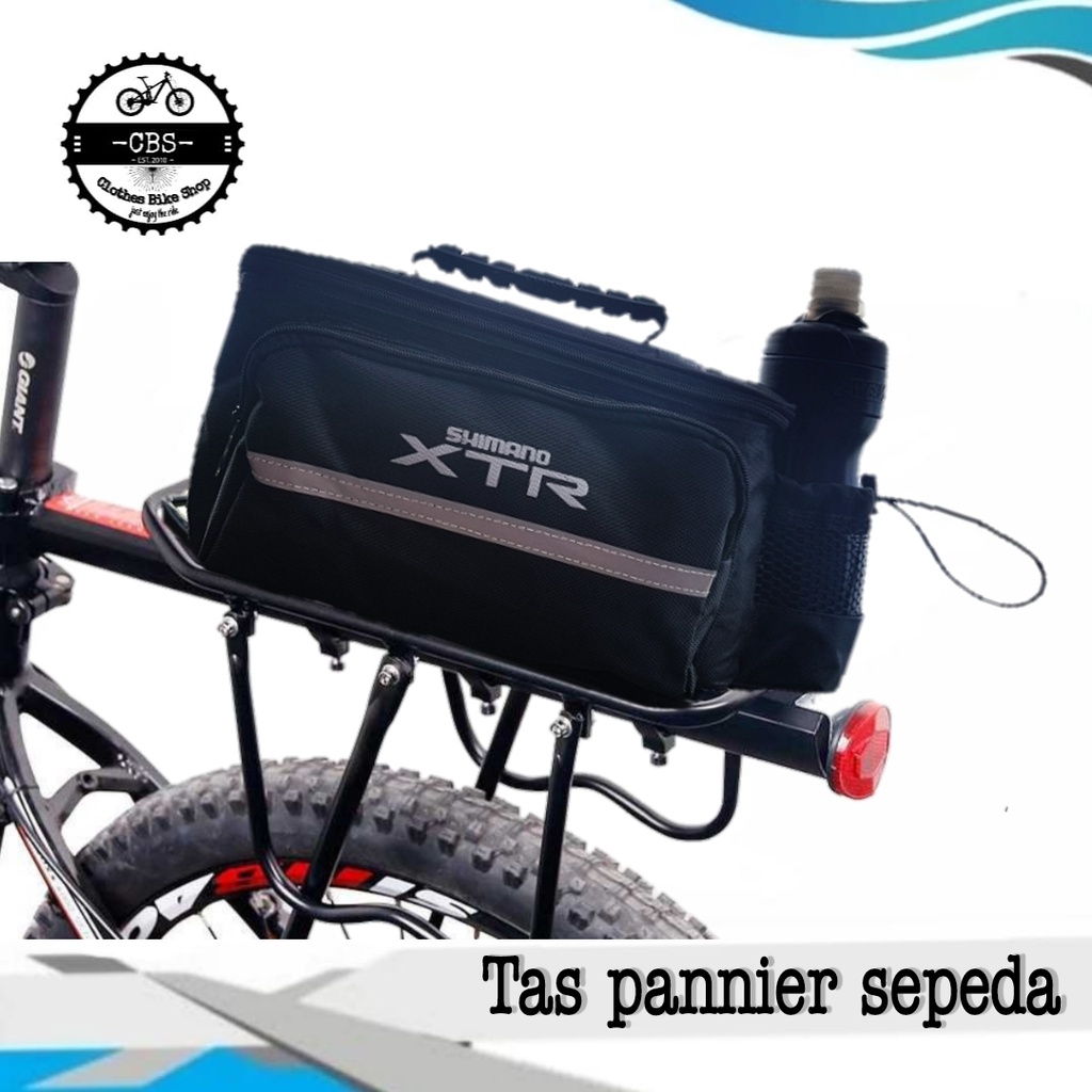 Tas Bagasi Belakang Sepeda Lipat / Tas Pannier Sepeda