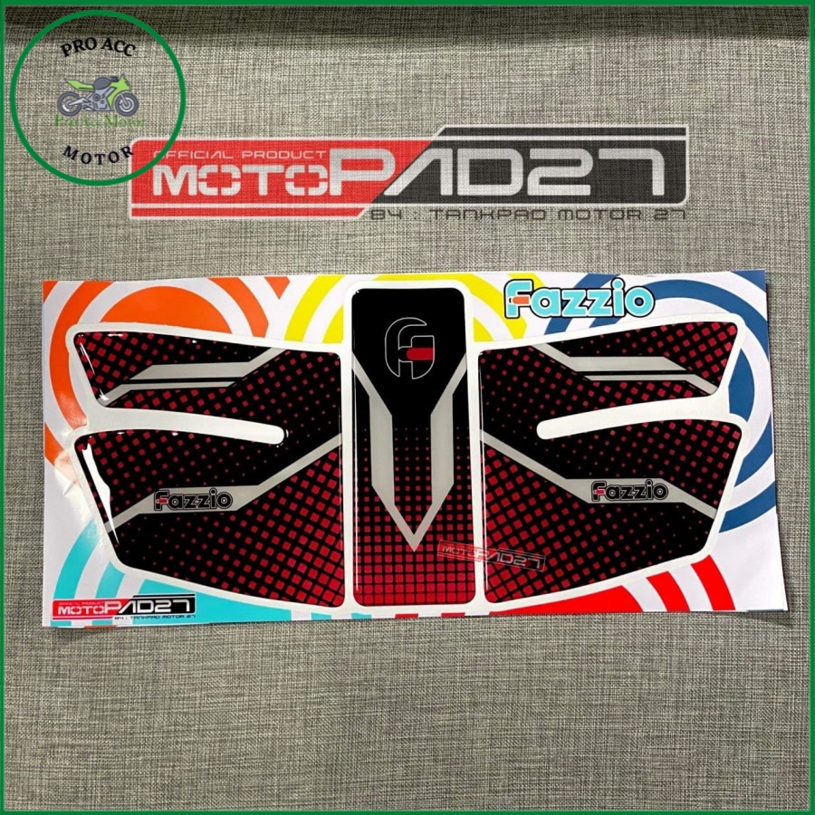 Promo.. Stiker Fazzio stiker sticker tankpad yamaha FAZZIO 125 MOTOPAD 27 resin anti luntur