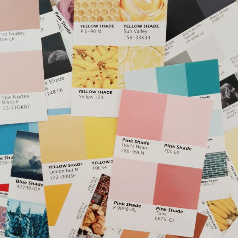 

Square Deco Color Palette Pantone Sticker Set