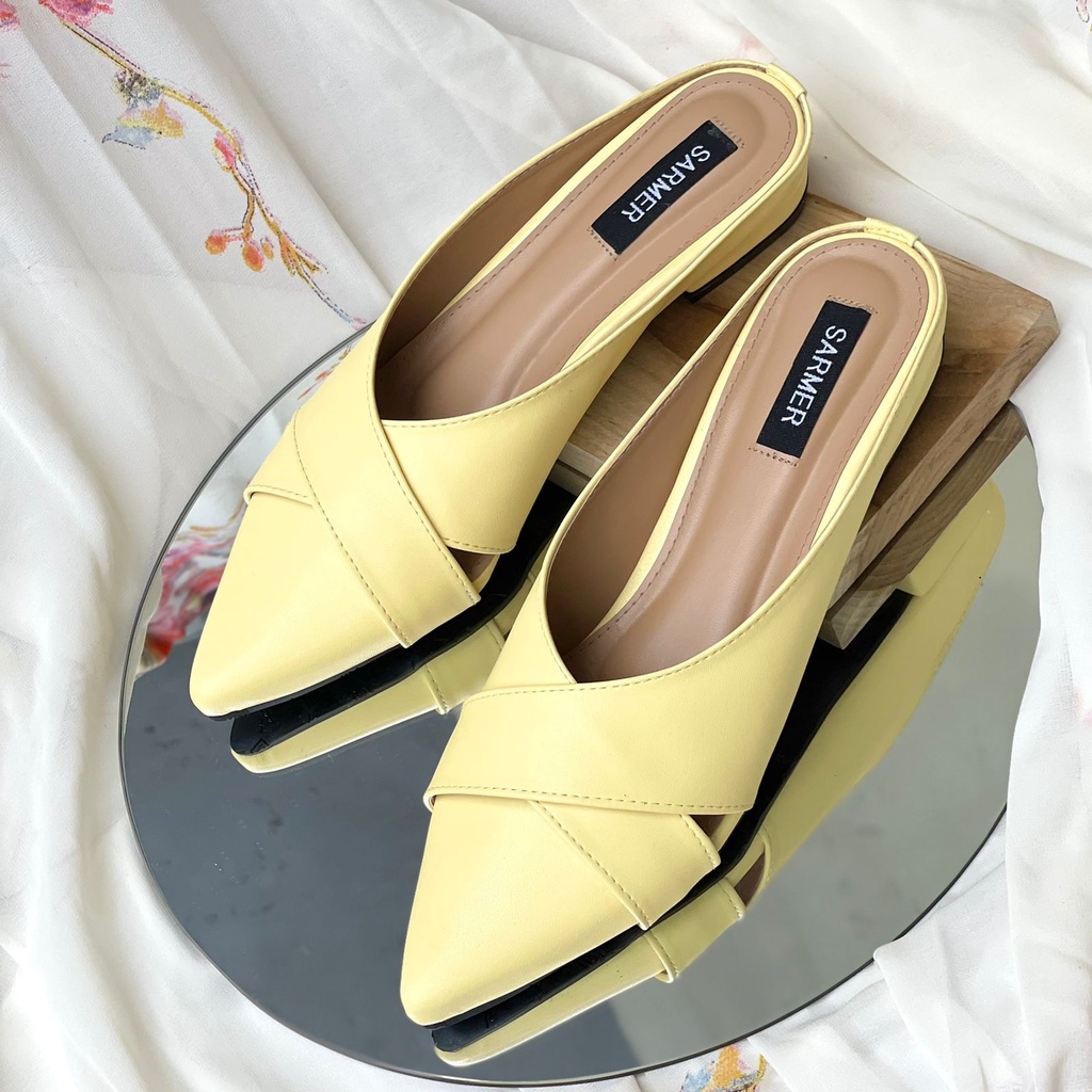 SARMER - XENA HEELS 3CM YELLOW