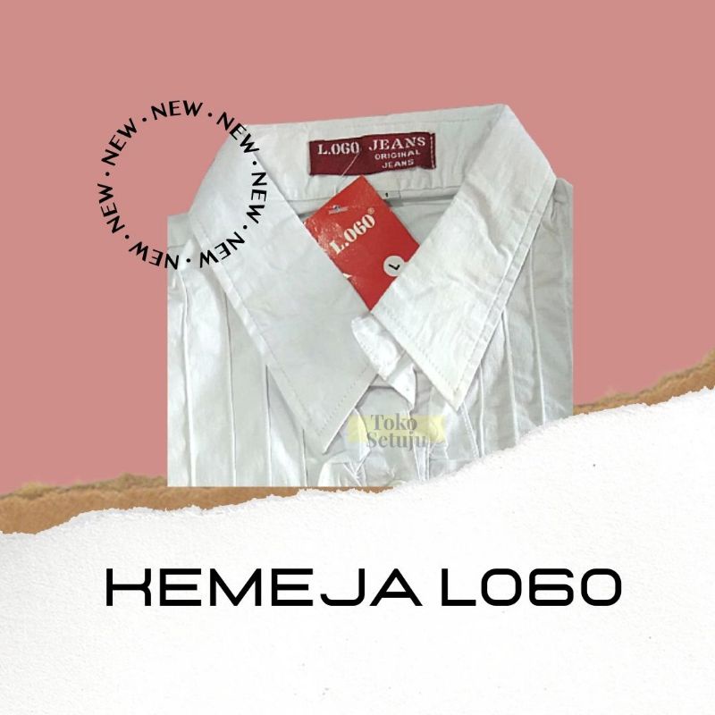 LOGO/YESSY Kemeja Putih polos/ kemeja wanita